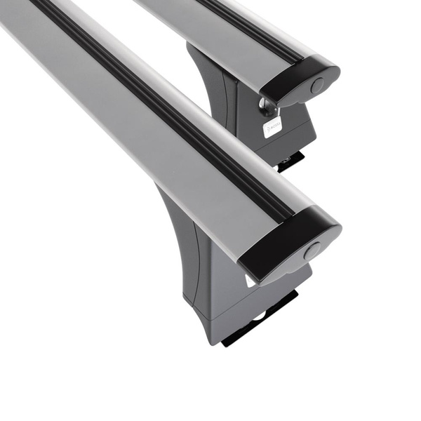 Tagbagagebærer til bil Peugeot Boxer II Varevogn (2006-2014) - sølv bagagebærer til taget - lastholder - tagholder - Monteringspunkter - Aluminium