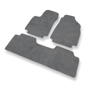 Velour gulvmåtter til Hyundai Matrix Minivan (2001-2010) - grå