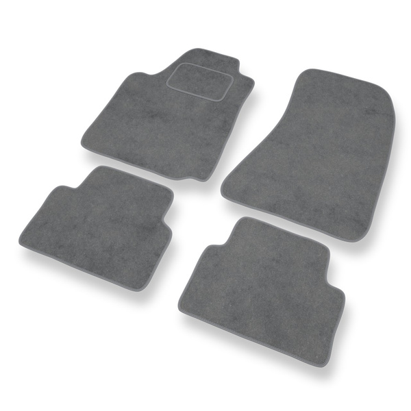 Velour gulvmåtter til Alfa Romeo Giulietta Hatchback (2010-2020) - grå