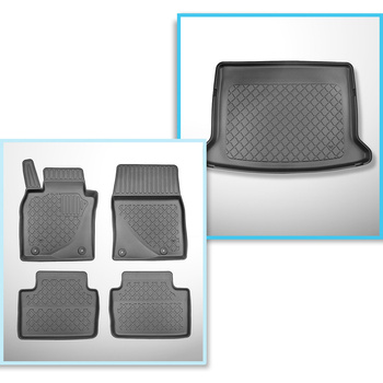 Bagagerumsmåtte og bilmåttesæt TPE skræddersyet til: Mazda CX-30 SUV (08.2019-..