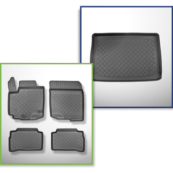 Bagagerumsmåtte og bilmåttesæt TPE skræddersyet til: Suzuki Vitara 1.5 Strong Hy