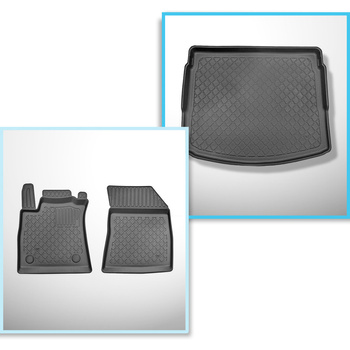 Bagagerumsmåtte og bilmåttesæt TPE skræddersyet til: Renault Megane IV Grandtour