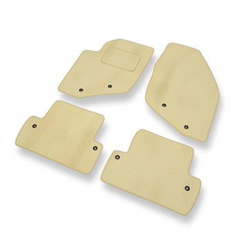 Velour gulvmåtter til Volvo S60 I Sedan (2000-2009) - beige