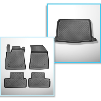 Bagagerumsmåtte og bilmåttesæt TPE skræddersyet til: Renault Megane IV Hatchback