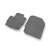 Velour gulvmåtter til Mitsubishi Colt VII Hatchback (2008-2012) - grå