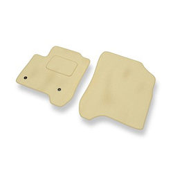 Velour gulvmåtter til Citroen C3 Picasso Minivan (2008-2017) - beige