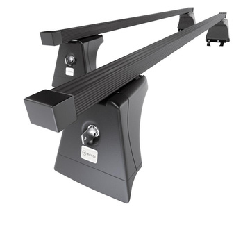 Tagbagagebærer til bil Opel Corsa D Hatchback (2007-2014) - sort bagagebærer til