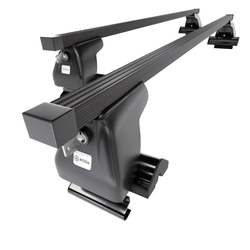 Tagbagagebærer til bil Nissan Terrano R20 mk II SUV (1993-2002) - sort bagagebærer til taget - lastholder - tagholder - uden monteringselementer - Stål