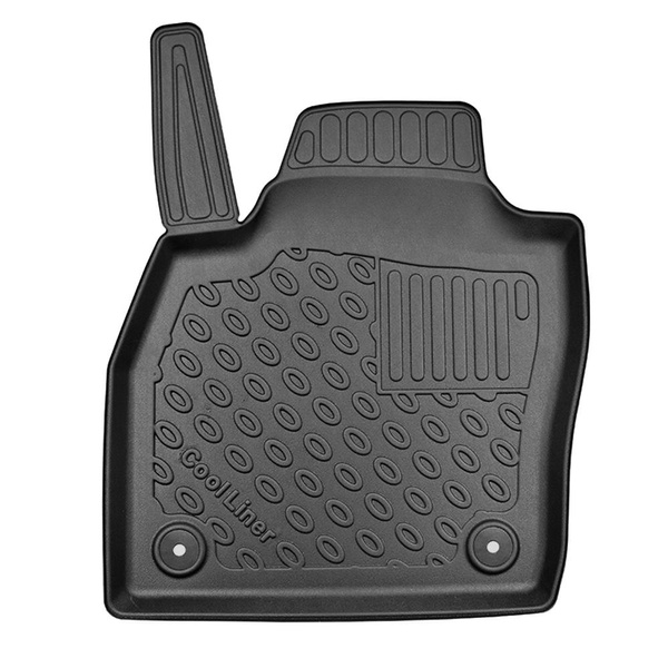 Bagagerumsmåtte og bilmåttesæt TPE PREMIUM skræddersyet til: Volkswagen Polo VI Hatchback (10.2017-....) - nederste bagagerum; til modeller uden bevægeligt gulv i bagagerummet