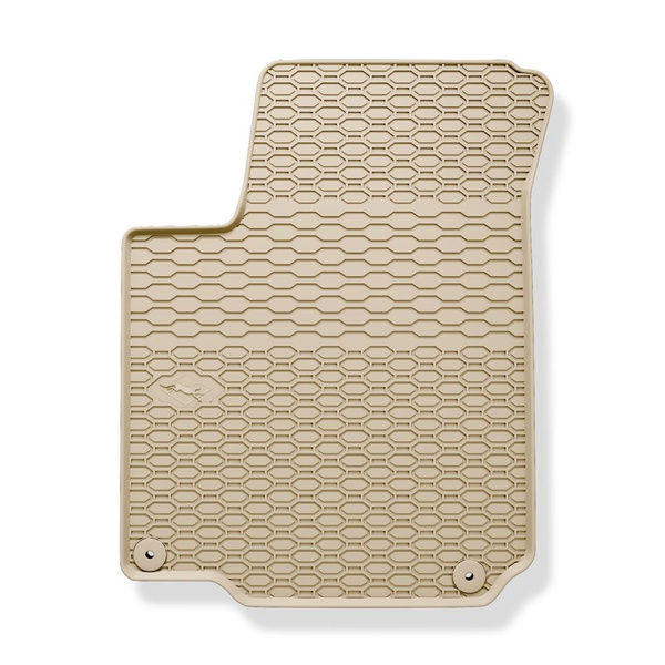 Gummigulvmåtter til biler Volkswagen New Beetle Hatchback, Cabriolet (1998-2010) - beige - 4 stk.