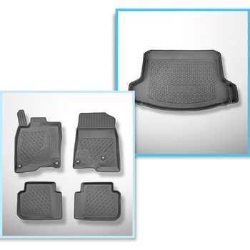 Bagagerumsmåtte og bilmåttesæt TPE PREMIUM skræddersyet til: Honda Civic XI Hybr