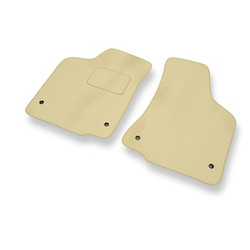 Velour gulvmåtter til Volkswagen Caddy II Cargo (1996-2004) - beige