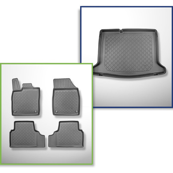 Bagagerumsmåtte og bilmåttesæt TPE skræddersyet til: Volkswagen ID.3 Hatchback (