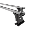 Tagbagagebærer til bil Peugeot 407 Sedan (2004-2010) - sølv bagagebærer til taget - lastholder - tagholder - Monteringspunkter - Aluminium