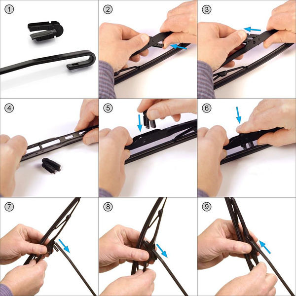 Vinduesviskere til forruden til Smart Forfour Hatchback (01.2004-06.2007) - Standard viskerblade