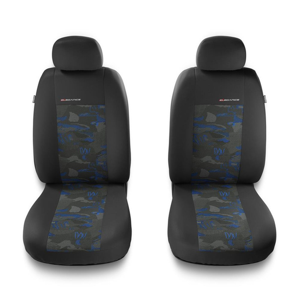 Universelle sædebetræk til biler til Ford Transit Connect I, II, III, IV (2009-....) - blå