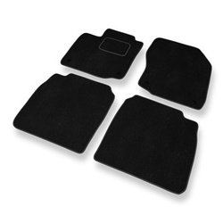 Velour gulvmåtter til Honda Civic IX Coupé, Hatchback, Sedan, Tourer (2012-2017) 3 døre, 5 døre - sort