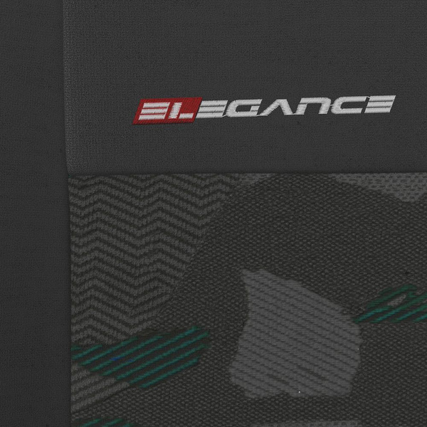 Universelle sædebetræk til biler til Skoda Kodiaq I, II (2016-....) - grön