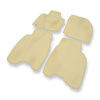 Velour gulvmåtter til Honda Civic VIII Coupé, Hatchback, Sedan (2006-2011) 3 døre, 5 døre - beige