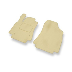 Velour gulvmåtter til Citroen Berlingo II Varevogn (2008-2018) - beige