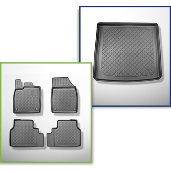 Bagagerumsmåtte og bilmåttesæt TPE skræddersyet til: Volkswagen ID.4 SUV (12.202