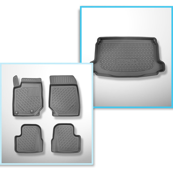 Bagagerumsmåtte og bilmåttesæt TPE PREMIUM skræddersyet til: Jeep Avenger SUV (0