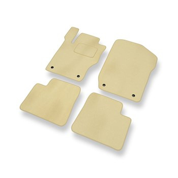 Velour gulvmåtter til Mercedes-Benz M-Klasse W164 SUV (2005-2011) - beige