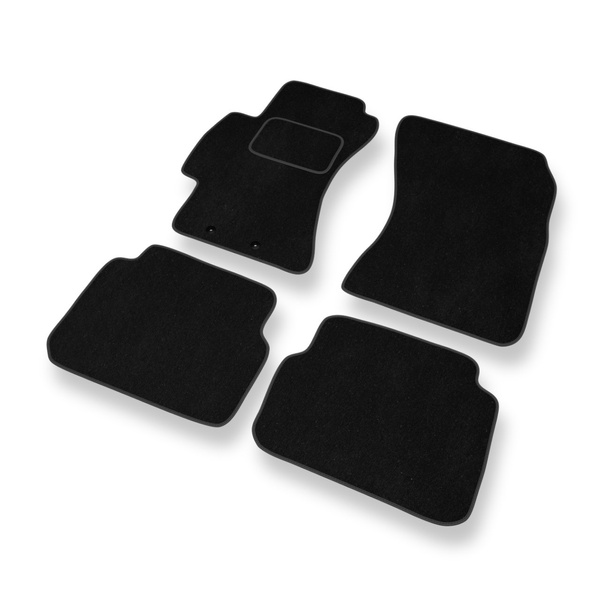 Velour gulvmåtter til Subaru Impreza III Hatchback, Sedan (2007-2011) - sort