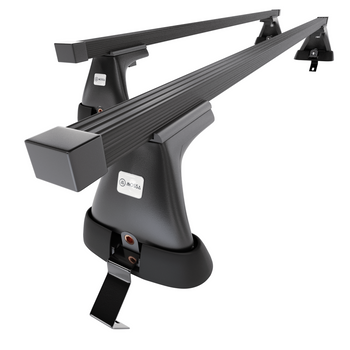 Tagbagagebærer til bil Renault Scenic mk III Minivan (2009-2016) - sort bagagebæ