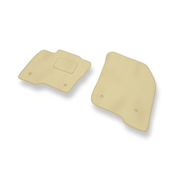 Velour gulvmåtter til Ford S-Max II Minivan (2015-2023) - beige