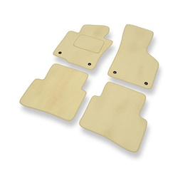 Velour gulvmåtter til Volkswagen Passat B6 Sedan, Variant (2005-2010) - beige
