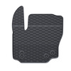 Gummigulvmåtter til biler Ford Galaxy III Minivan (2006-2015) - sort - 3 stk.