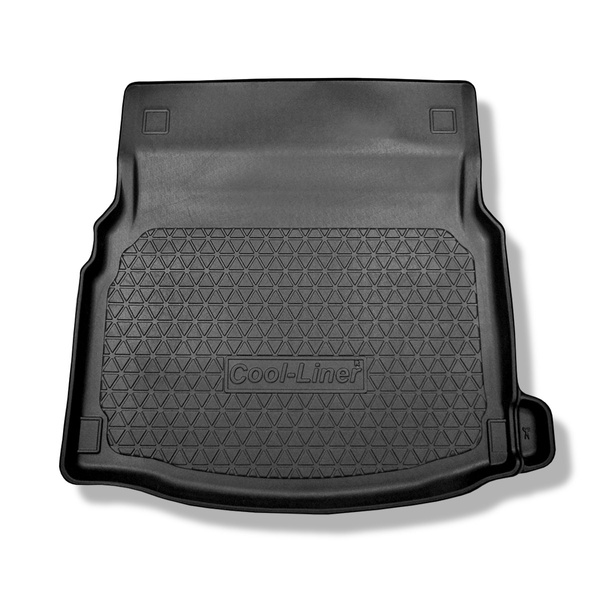 Gulvmåtte til bagagerum Mercedes-Benz E-Klasse W213 Limousine (04.2016-....) - nedfældelige bagsæder; Ikke til Plug-in Hybrid version; uden subwoofer (Burmester soundsytem)