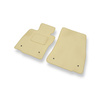 Velour gulvmåtter til Mini Hatch III Hatchback (2013-2024) - beige