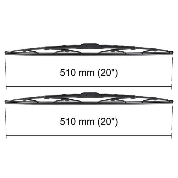 Vinduesviskere til forruden til Ford Scorpio Hatchback, Sedan (1985-1998) - Standard viskerblade