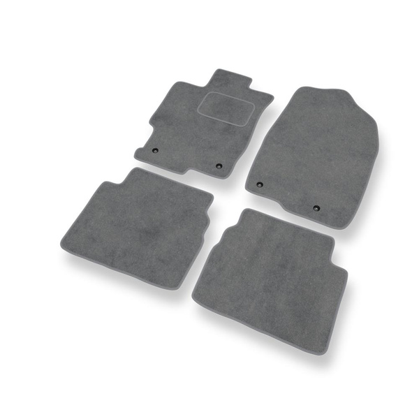 Velour gulvmåtter til Mazda 6 II Stationcar, Liftback, Sedan (2007-2012) - grå