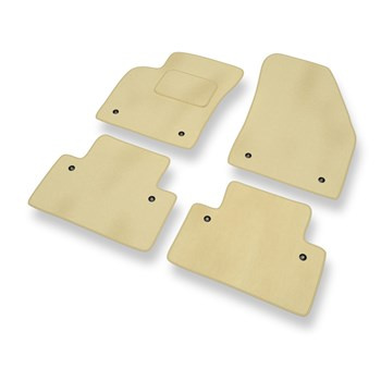 Velour gulvmåtter til Volvo C70 II Cabriolet (2006-2014) - beige
