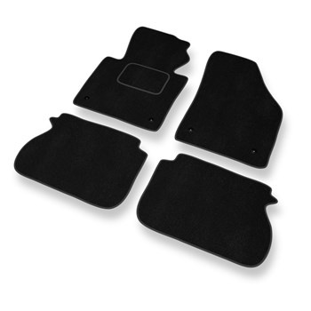 Velour gulvmåtter til Volkswagen Caddy III Cargo (2004-2015) - sort