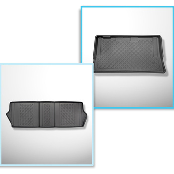 Bagagerumsmåtte og bilmåttesæt TPE skræddersyet til: Mercedes-Benz V-Klasse W447