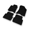 Velour gulvmåtter til Renault Laguna II Grandtour, Hatchback (2000-2007) - sort