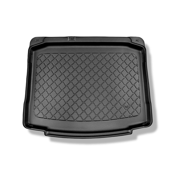 Gulvmåtte til bagagerum Skoda Karoq SUV (11.2017-....) - nederste bagagerum; Med reservehjul til midlertidig brug eller reparationssæt; uden et multifunktionelt gulv