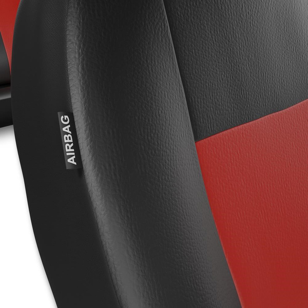 Universelle sædebetræk til biler til Fiat Albea I, II (2002-2010) - röd