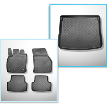 Bagagerumsmåtte og bilmåttesæt TPE skræddersyet til: Cupra Ateca SUV (11.2018-..