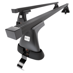 Tagbagagebærer til bil Volkswagen Passat B8 Sedan (2015-2023) - sort bagagebærer til taget - lastholder - tagholder - uden monteringselementer - Stål