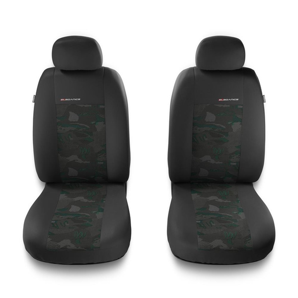 Universelle sædebetræk til biler til Mitsubishi Colt V, VI, VII, VIII (1996-....) - grön