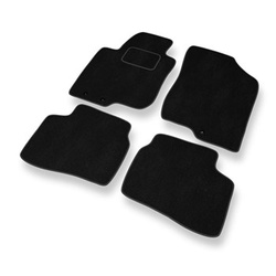 Velour gulvmåtter til Kia Ceed I Hatchback, Stationcar (2006-2012) - sort