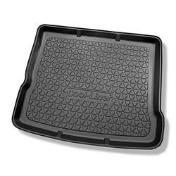 Gulvmåtte til bagagerum Audi Q3 SUV (08.2011-06.2018) - øverste bagagerum; Med reservehjul til midlertidig brug; Også til Quattro versionen