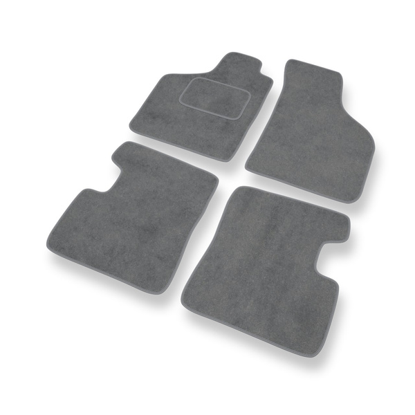 Velour gulvmåtter til Renault Twingo I Hatchback (1992-2007) - grå