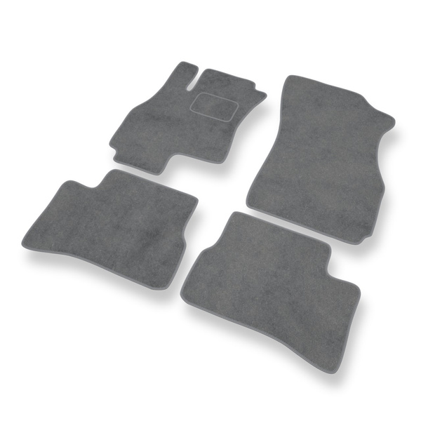 Velour gulvmåtter til Hyundai Accent II Hatchback, Liftback, Sedan (2000-2005) - grå