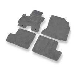 Velour gulvmåtter til Toyota RAV4 II SUV (2000-2005) - grå